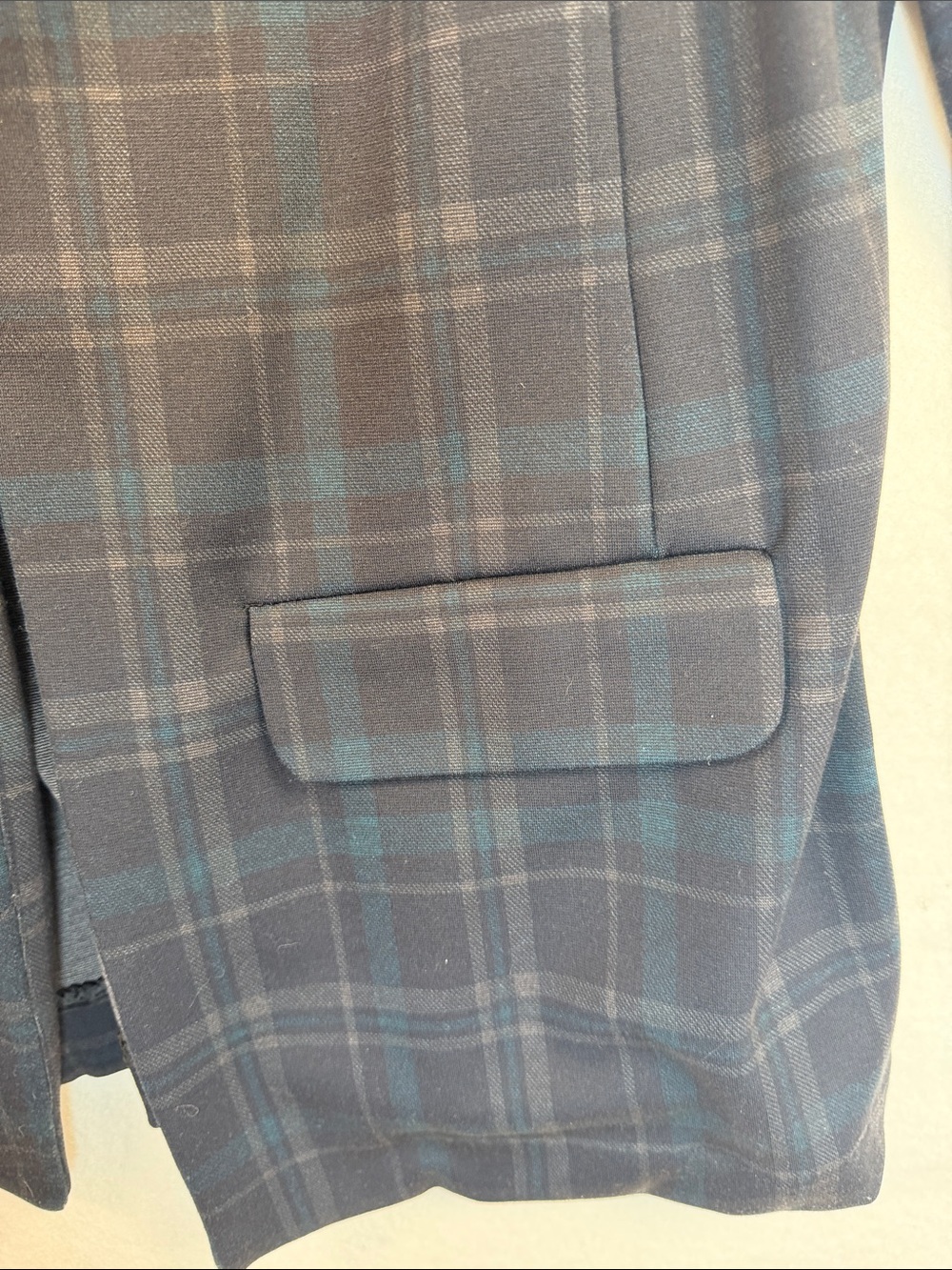 Liverpool Navy Plaid Blazer Jacket - Picture 4 of 6